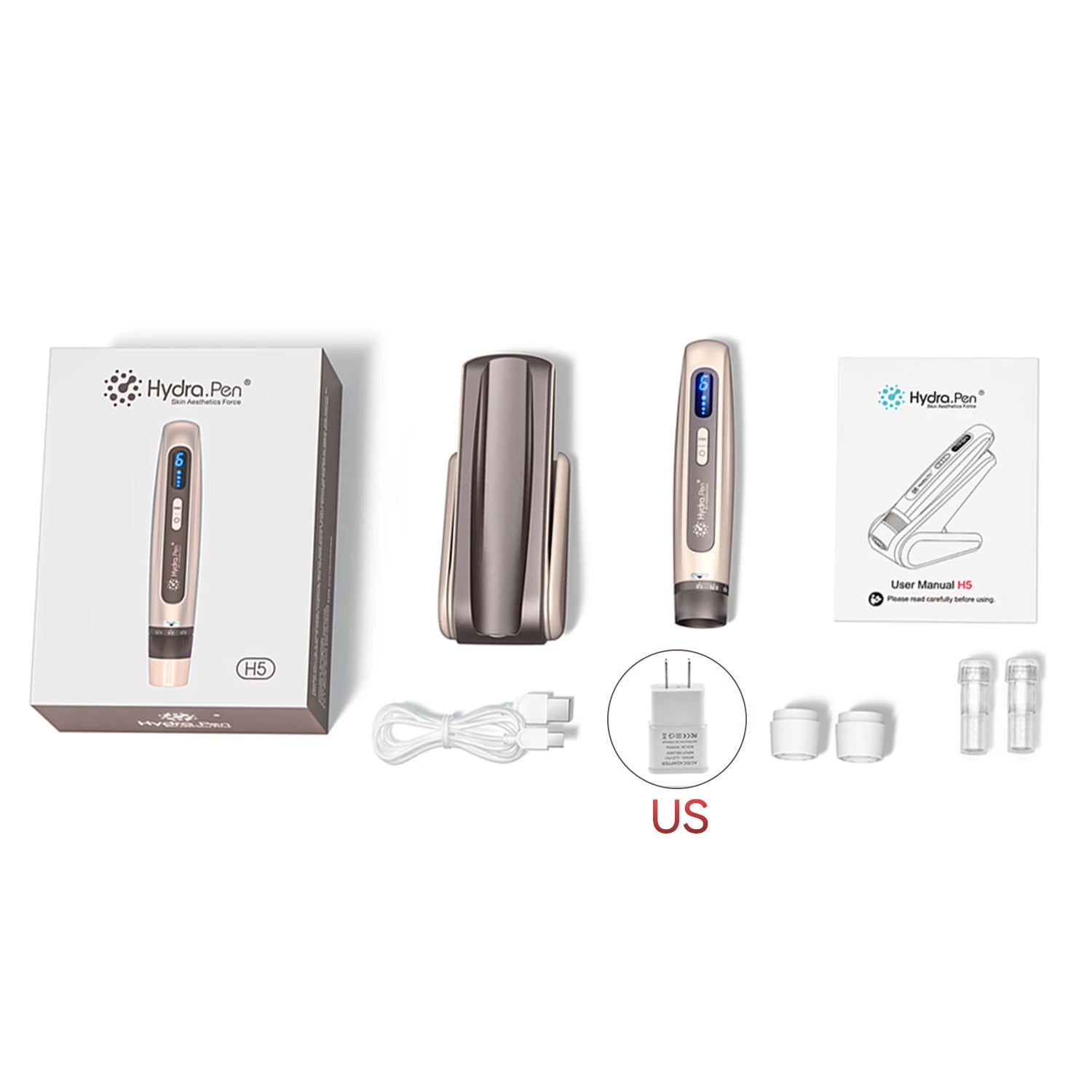 Microneedling Beauty Instrument Wireless Derma Pen H5 4 Pole