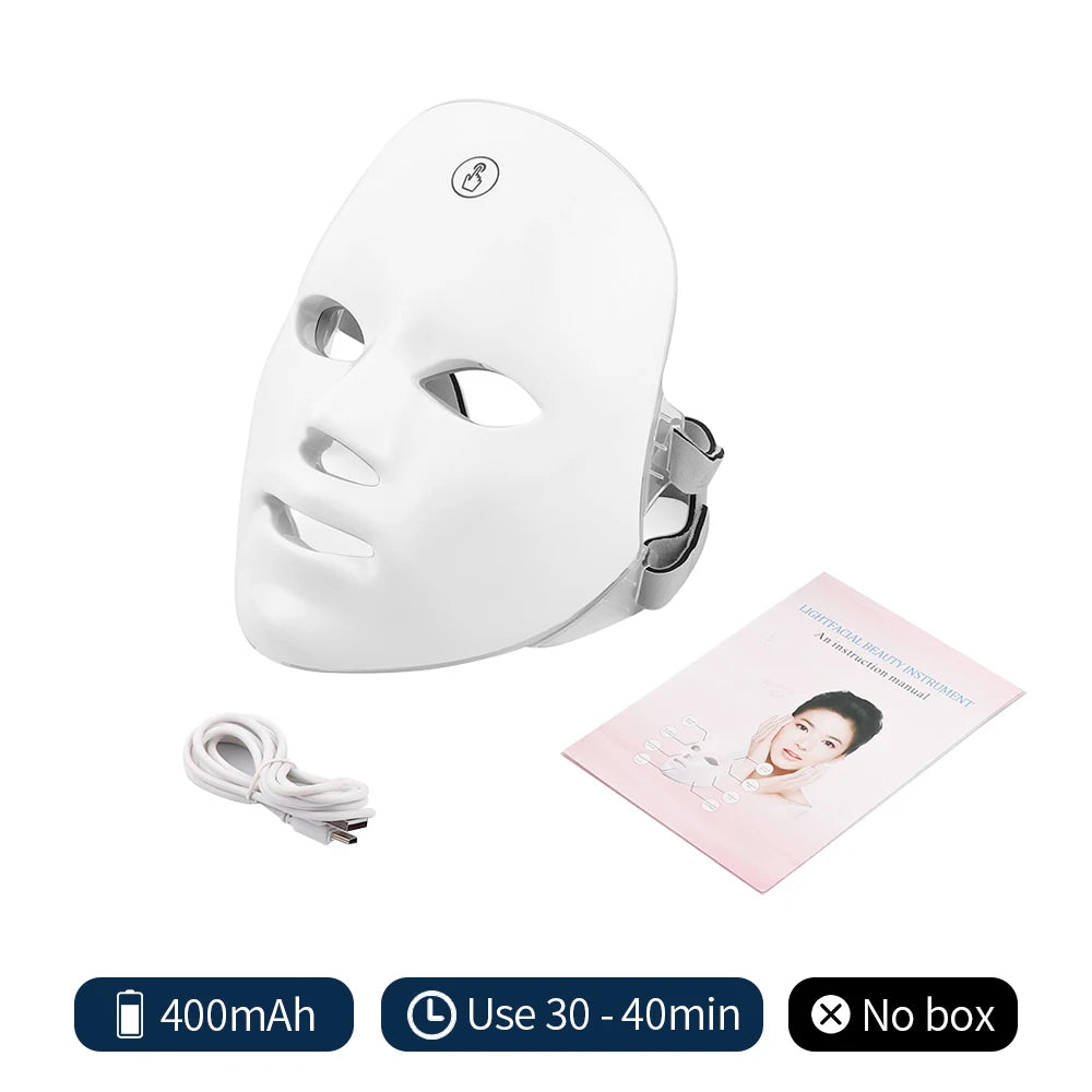 7 Farben Photon LED-Gesichtsmaske