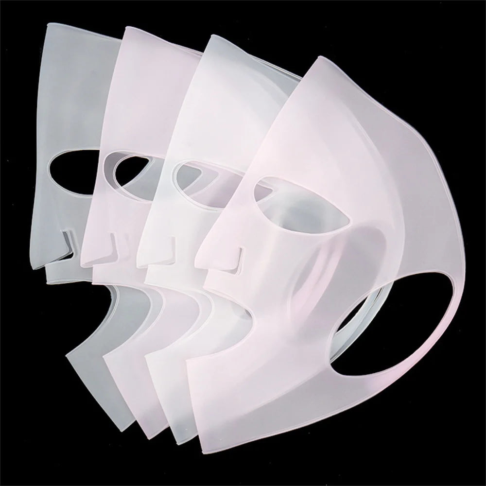 3D Silikon-Gesichtsmaske - Wiederverwendbar